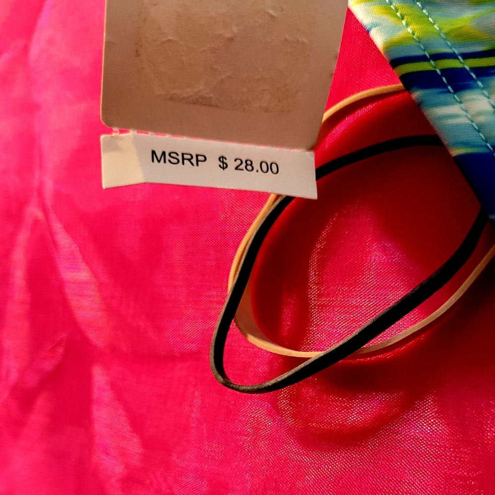 NWT MEDIUM RAISINS ROYAL 2 PIECE PADDED HALTER SWIMSUIT BRALETTE TOP - Picture 14 of 14